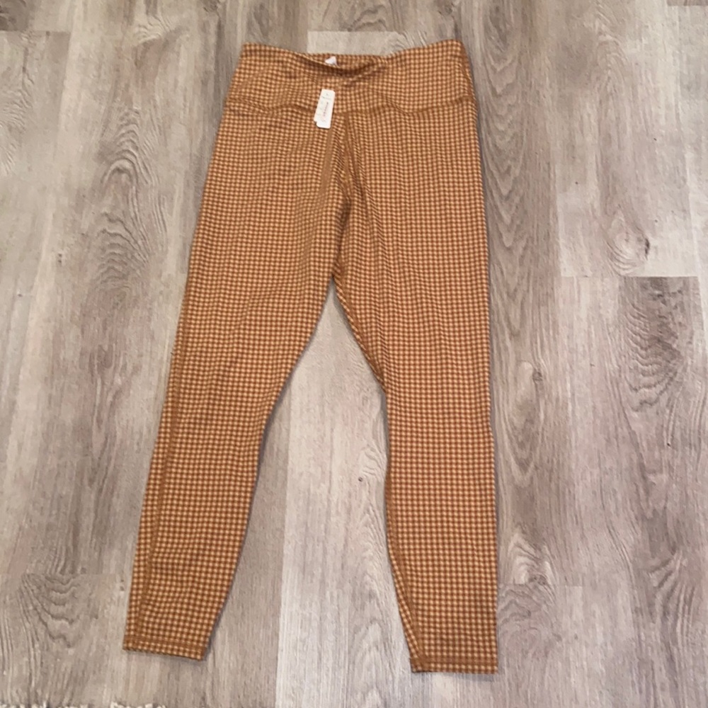 NWT MWL by Madewell Check Print Leggings